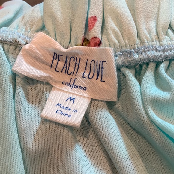 Strapless floral ruffled flounce top med - Picture 6 of 7